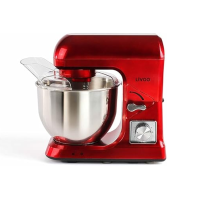 Robot Patissier 6Vit - 5L Rouge Livoo