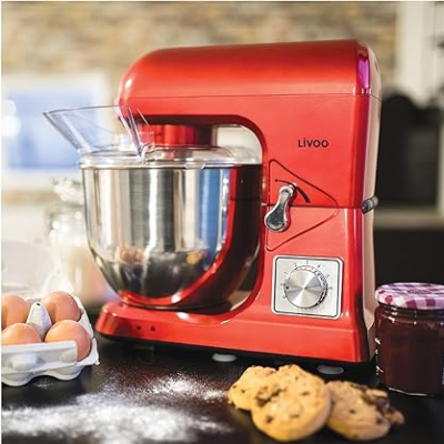 Robot Patissier 6Vit - 5L Rouge Livoo