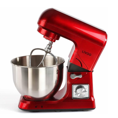 Robot Patissier 6Vit - 5L Rouge Livoo