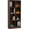 ETAGERE 8 COMPARTIMENT WALNUT 522021