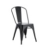 CHAISE METAL NOIRE MC-01BLACK