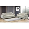 CANAPE CLIC CLAC + RANGEMENT + 2 COUSSINS 208 × 87 × 86 BEIGE H9400BE