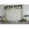 ARCHE DE MARIAGE DECOREE 2M*2M AVEC ARCHE 3 × 3 VOILEE ARCHE-DECORÉ