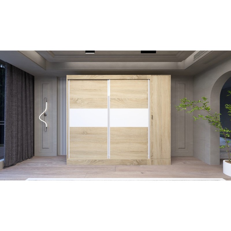 ARMOIRE 2650 ORMAN BLANC SONOMA 265 × 220 × 60CM ARM-ORMAN
