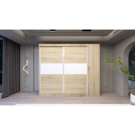 ARMOIRE 2650 ORMAN BLANC SONOMA 265 × 220 × 60CM ARM-ORMAN