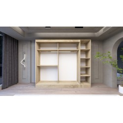 ARMOIRE 2650 ORMAN BLANC SONOMA 265 × 220 × 60CM ARM-ORMAN