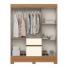 ARMOIRE 6P BS04-221 BEIGE BOIS 1415 × 1800 ARM-BS04-221