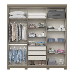 ARMOIRE 6P/MIROIR 2105 × 2300 × 465 D215-220 ARM-D215-220
