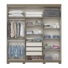ARMOIRE 6P/MIROIR 2105 × 2300 × 465 D215-220 ARM-D215-220
