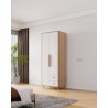 ARMOIRE BOIS 2P/2T800 × 2000 × 500 8019-2 ARM-8019-2