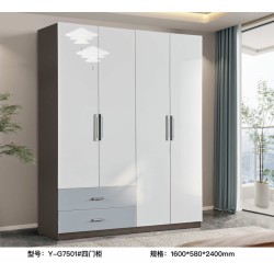 ARMOIRE BOIS 4P/2T 1600 × 2400 × 580 7501 ARM-7501