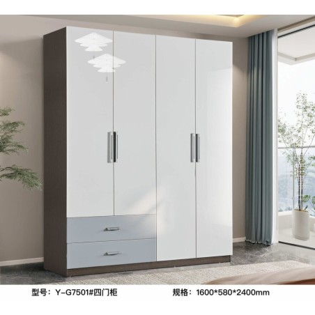 ARMOIRE BOIS 4P/2T 1600 × 2400 × 580 7501 ARM-7501