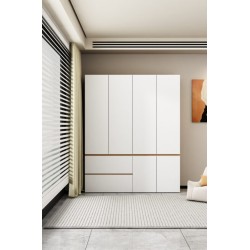 ARMOIRE BOIS 6P/ 2TIOIRS 1600 × 2000 × 500 234 ARM-234