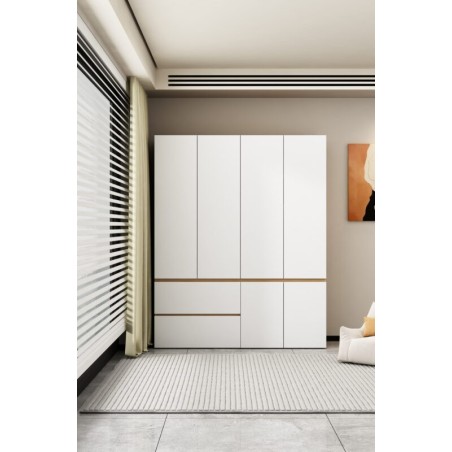 ARMOIRE BOIS 6P/ 2TIOIRS 1600 × 2000 × 500 234 ARM-234