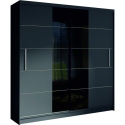 ARMOIRE COULISSANTE BRNO 200 × 215 × 60 CM ARM-BRNO