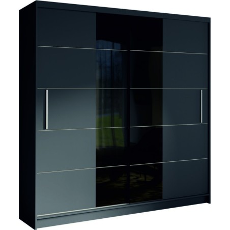 ARMOIRE COULISSANTE BRNO 200 × 215 × 60 CM ARM-BRNO