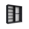 ARMOIRE COULISSANTE BRNO 200 × 215 × 60 CM ARM-BRNO