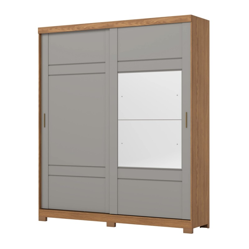 ARMOIRE COULISSANTE GRIS BOIS D239-166 2000 × 2300 ARM-D239-166