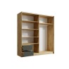 ARMOIRE COULISSANTE URIEL 180,8 × 198,3 × 59,3 ARM-URIEL