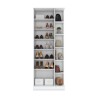 ARMOIRE DE RANGEMENT 1P /MIROIR BLANC 690 × 1790 × 335 D182-05 ARM-D182-05
