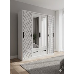 ARMOIRE FER W004 COULISSANT 4PORTES ARM-W004