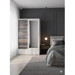 ARMOIRE FER Y001 2 PORTES ARMFER-Y001
