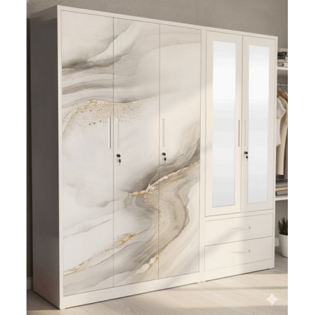 ARMOIRE FER Y002 5PORTES ARMFER-Y002