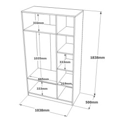 ARMOIRE HM1-RG ARM-HM1-RG