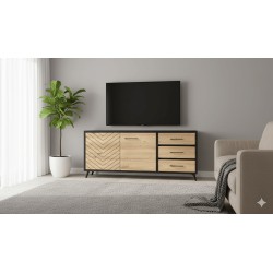 ATHENA ENFILADE WIK1 AVEC MIROIR SELIM 185 × 84 × 45 ENFIL-ATHENA