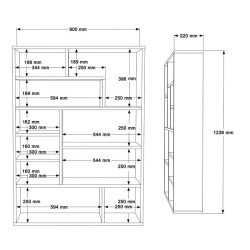BIBLIOTHEQUE CF1-SW BIBL- CF1-SW