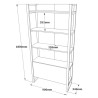 BIBLIOTHEQUE ML6-A MEUB-ML6A