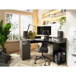 BUREAU ANGLE GAMING CARBON 139 × 88,7 × 139 BUREAU-CARBON