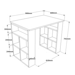 BUREAU BR1-AW BR1-AW-BUREAU