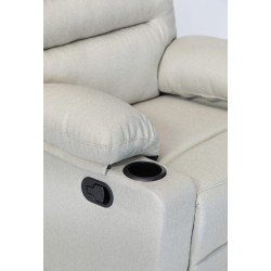 CANAPE RELAX MANUEL 90 × 100 × 48 × 165 7664-03 BEIGE 7664-03-RELAX
