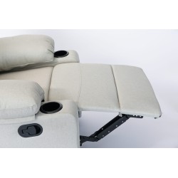 CANAPE RELAX MANUEL 90 × 100 × 48 × 165 7664-03 BEIGE 7664-03-RELAX