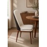 CHAISE B11 BEIGE 92 × 92 × 47 ASSISE PVC /PIED EN FER CHAISE-B11BEIGE