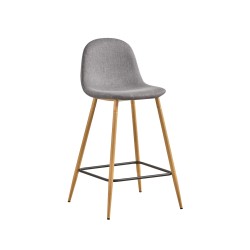 CHAISE BAR 318-2GRIS PIED BOIS CHAISEBAR-318GRIS-BOIS