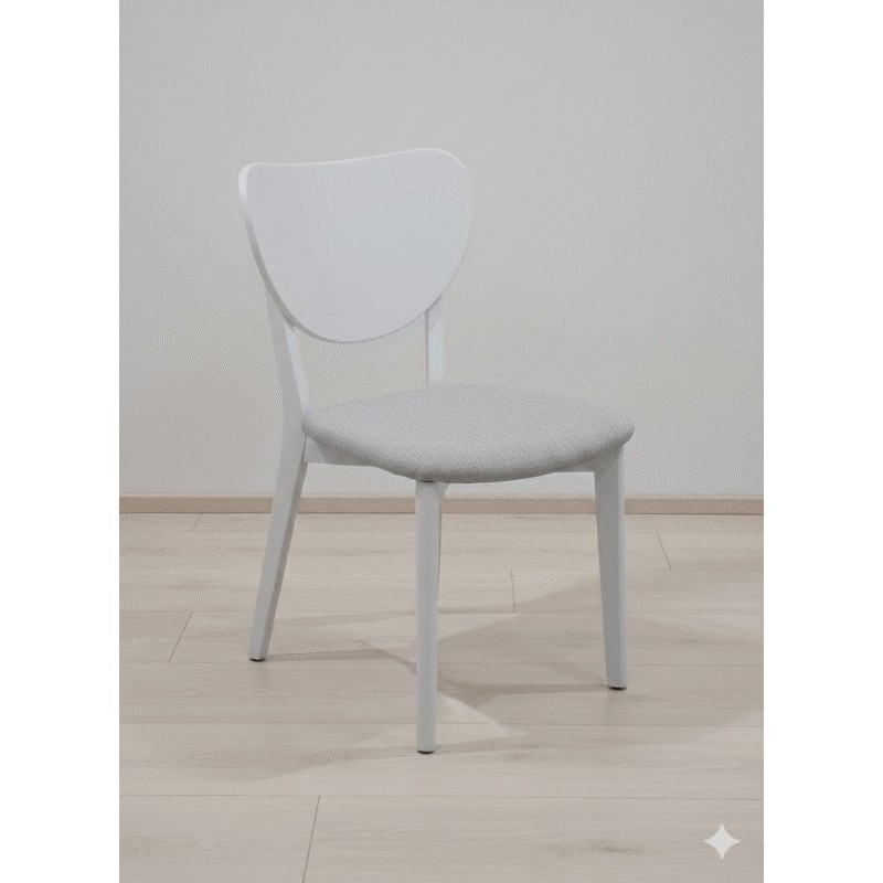 CHAISE BOIS ASSISE GRIS 2380 CHAISE-2380