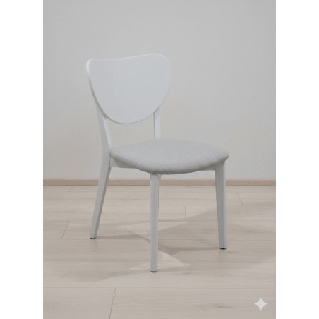 CHAISE BOIS ASSISE GRIS 2380 CHAISE-2380