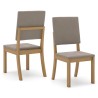 CHAISE BOIS MILLA 415 × 945 × 535 CARAMEL S35-510 CHAISE-S35-502
