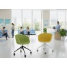 CHAISE BUREAU A ROULETTE CHAISE-BK07