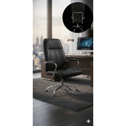 CHAISE BUREAU A109 NOIR CHAISE-A109