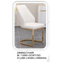 CHAISE DORE BLANC 11690 CHAISE-11690