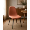 CHAISE S50 ORANGE ASSISE TISSU SYNTHETIQUE/PIED EN FER 87 × 48 × 45 CHAISE-S50ORANGE