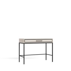 CHAMBRE A COUCHER 1600 × 200 SELIM BEIGE LIT+2TDC+CONSOLE+MIROIR +ARMOIR COULISSANTE CHAMBRE-SELIM