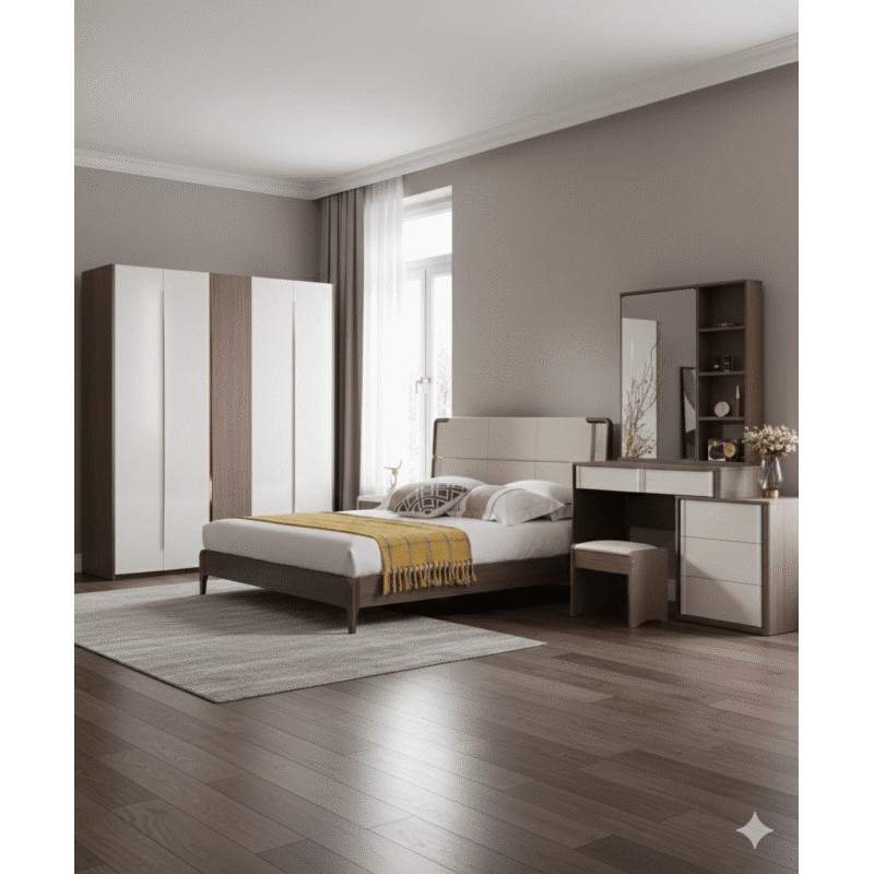 CHAMBRE A COUCHER 180 × 200 AD301 CHAMBRE-AD301