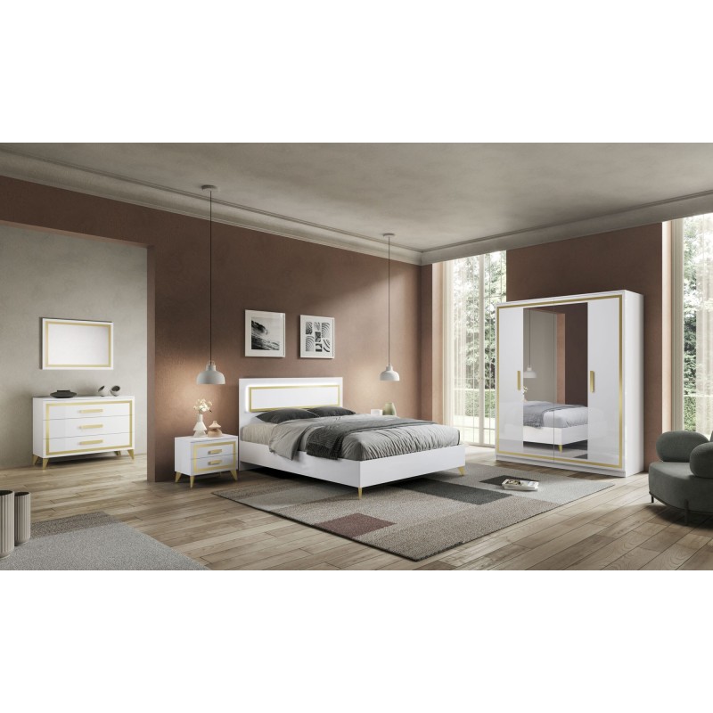 CHAMBRE A COUCHER GOLD 160 × 200 CHAMBRE-GOLD