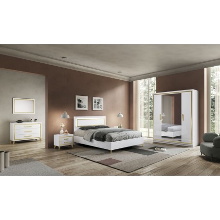 CHAMBRE A COUCHER GOLD 160 × 200 CHAMBRE-GOLD
