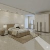 CHAMBRE A COUCHER UL23FD0712 LIT160/2CHEVET/COIF +ARMOIRE 4 PORTE CHAMBRE-UL23FD0712