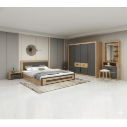 CHAMBRE A COUCHER UL25BE0037 LIT160/2CHEVET/COIF +ARMOIRE CHAMBRE-UL25BE0037